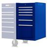 J551934-6BL-SC - 550S Side Cabinet - 6 Drawer, Gloss Blue - Proto®