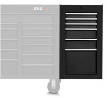 J551934-6DB-SC - 550S Side Cabinet - 6 Drawer, Dual Black - Proto®