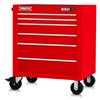 J553441-6RD - 550S 34 Inch Roller Cabinet - 6 Drawer, Gloss Red - Proto®