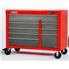 J555041-10SGPD - 550E 50 Inch Power Workstation - 18 Drawer, Safety Red and Gray - Proto®