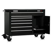 J555041-7BK-1S - 550S 50 Inch Workstation - 7 Drawer & 1 Shelf, Gloss Black - Proto®