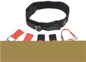 JBELTSET-M - Tethering Medium Comfort Belt Set with (2) Belt Adapter (JBELTAD2) and D-Ring Wrist Strap System (2) JWS-DR and (2) JLANWR6LB - Proto®