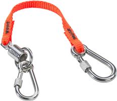 Proto JLAN15LBDSS Elastic Lanyard with 2 Stainless Steel Carabiners - 15 lb.