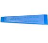 JNT-8-RSC-BLU - 8" Length with 3/4 in. and 2 in. Ends Blue Acrylic Scraper