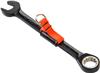 JSCRM18-TT - Tether-Ready Black Chrome Combination Non-Reversible Ratcheting Wrench 18 mm - Spline - Proto®