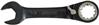 JSCVM11S - Black Chrome Combination Stubby Reversible Ratcheting Wrench 11 mm - Spline - Proto®
