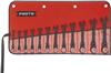 JSCVMF-12S - 12 Piece Black Chrome Metric Combination Locking Flex-Head Ratcheting Wrench Set - Spline - Proto®