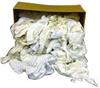 LM58-1010025 - 25 lb Box Pure white T-shirt wipers new lint free absorbent material