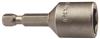 M6N-0816-2 - 1/2 Inch Size, 2 Inch OAL, 1/4 Inch Power Drive Nutsetter, SAE, Magnetic