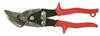 M6R - 9-1/4 Inch Metalmaster? Offset Snips, Cuts Straight to Left, Red Grips