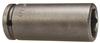 MB-1216 - 1/2 Inch Magnetic Bolt Clearance Long Socket, 1-3/4 Inch OAL, 1/4 Inch Square Drive