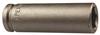 MB1212 - 3/8 Inch Magnetic Bolt Clearance Long Socket, 1-3/4 Inch OAL, 1/4 Inch Square Drive