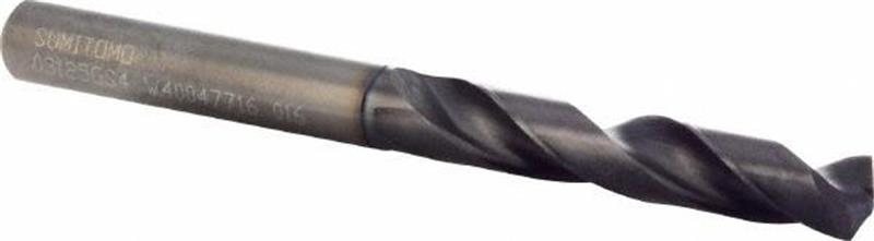 MDW03125GS4 - 5/16 Inch, 135 Degree Drill Point Angle, TiAICr/TiSi Coated, Solid Carbide Maintenance Drill Bit
