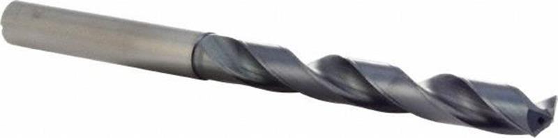 MDW03750HGS5 - 3/8 Inch, 135 Degree Drill Point Angle, TiAICr/TiSi Coated, Solid Carbide Jobber Drill