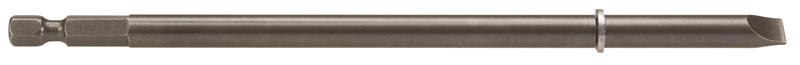 P-328X - 8F-10R Screw Size, 6-1/2 Inch OAL, 1/4 Inch Slotted Hex Power Drive Bits With Finder Sleeve