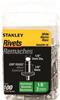 PAA42W-1B - Aluminum Rivets White 1/8 Inch x 1/8 Inch – 100 Pack - STANLEY®