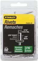 PAA66-5B - Aluminum Rivets 3/16 Inch x 3/8 Inch – 50 Pack - STANLEY®