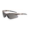 PIP-250-AN-10123 - One Size Fits All Semi-Rimless Safety Glasses with Camouflage Frame, Gray Lens and Anti-Scratch Coating
