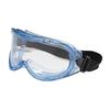PIP-251-5300-400 - One Size Fits All Indirect Vent Goggle with Light Blue Body, Clear Lens and Anti-Scratch / Anti-Fog Coating
