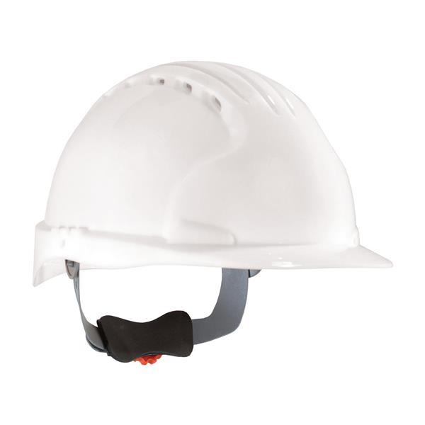 PIP-280-EV6151V-10 - One Size Fits All Standard Brim, Vented Hard Hat with HDPE Shell, 6-Point Polyester Suspension and Wheel Ratchet Adjustment