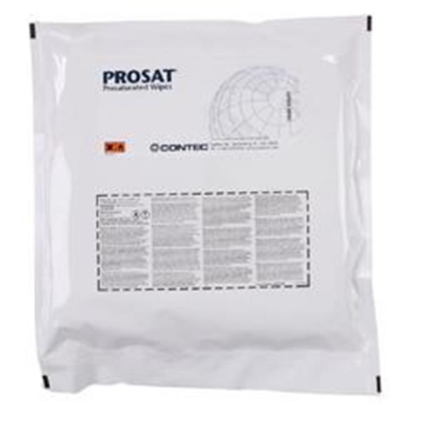 PSPP0044 - 11 X 17 Inch (28 x 43 cm), 82% IPA/14.5% DI Water/3.5% PL-100, Quarter-Fold PROSAT® Solvent Wipes (50 Wipes/Pouch)