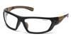 PYCHB210D - Clear Lens Carhartt Carbondale Safety Glasses W/ Black & Tan Frame (12/Box, 300/Case)