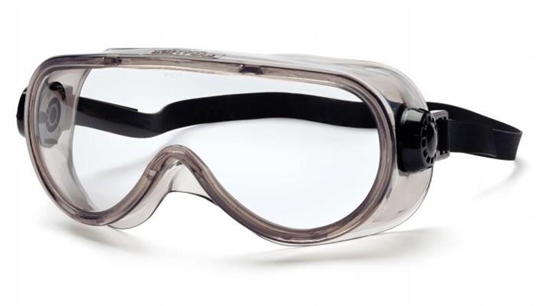 PYG304TN - Gray, Anti-Fog Chemical Splash Goggles W/ Neoprene Strap (12/Box, 144/Case)