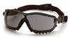 PYGB1820STM - Gray, Anti-Fog Black Strap Safety Goggles (12/Box, 144/Case)