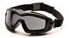 PYGB6420SDT - Gray Lens/Black Frame Series V2G Plus Anti-Fog Goggles (72/Carton, 144/Case)