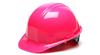 PYHP14170 - Hi-Visibility Pink 4-Point Ratchet Suspension Hard Hat (16/Box, 32/Case)