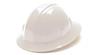 PYHP24110 - White 4-Point Ratchet Suspension Full Brim Hard Hat (12/Box, 24/Case)