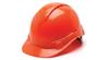 PYHP44141V - Hi-Visibility Orange Vented 4-Point Ratchet Suspension Ridgeline Hard Hat (16/Box, 32/Case)