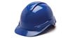 PYHP44160V - Blue Vented 4-Point Ratchet Suspension Ridgeline Hard Hat (16/Box, 32/Case)