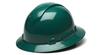 PYHP54135 - Green 4-Point Ratchet Suspension Ridgeline Full Brim Hard Hat (12/Box, 24/Case)