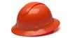 PYHP54141 - Hi-Visibility Orange 4-Point Ratchet Suspension Ridgeline Full Brim Hard Hat (12/Box, 24/Case)