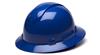 PYHP54160 - Blue 4-Point Ratchet Suspension Ridgeline Full Brim Hard Hat (12/Box, 24/Case)