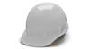 PYHPS14110 - White 4-Point Ratchet Suspension Sleek Shell Hard Hat (12/Case)