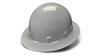 PYHPS24112 - Gray 4-Point Ratchet Suspension Sleek Shell Full Brim Hard Hat (12/Case)