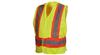 PYRCA2710M - Medium Hi-Visibility Lime Safety Vest W/ Contrasting Reflective Tape (50/Case)