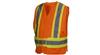 PYRCA2720M - 2XL Hi-Visibility Lime Safety Vest W/ Contrasting Reflective Tape (50/Case)
