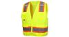 PYRCZ2410L - Large Hi-Visibility Lime Safety Vest W/ Contrasting Reflective Tape (50/Case)