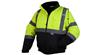 PYRJ3210L - Large Hi-Visibility Lime Bomber Jacket W/ Quilted Lining (10/Case)