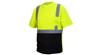 PYRTS2110BL - Large Hi-Visibility Lime T-Shirt W/ Black Bottom (50/Case)