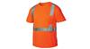 PYRTS2120BM - Medium Hi-Visibility Orange Safety T-Shirt W/ Black Bottom (50/Case)