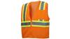 PYRVZ2220L - Large Hi-Visibility Orange Safety Vest (50/Case)