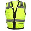 PYRVZ2810L - Large Hi-Visibility Lime Safety Vest W/ Black Trim 50/Case)