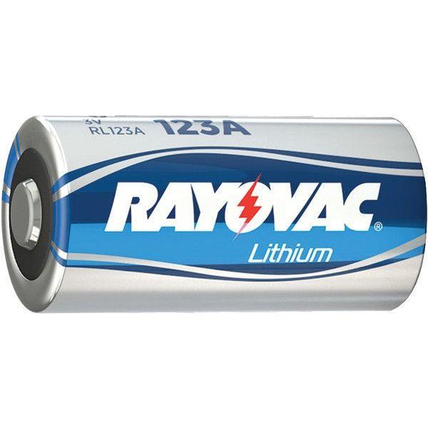 RL123A BULKG - 3.0 Volt Rayovac Lithium CR123A Photo Battery