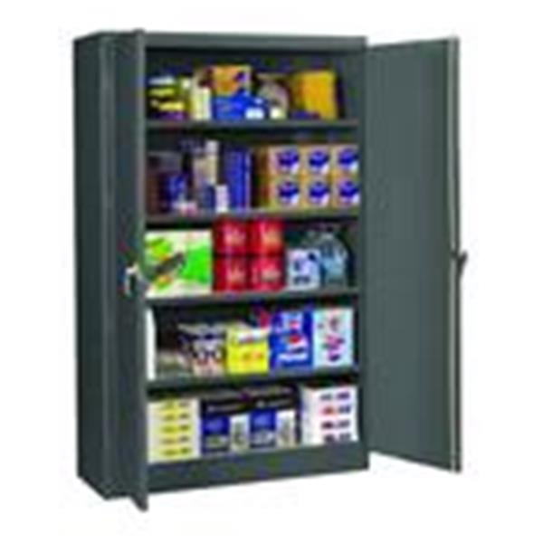 RV82-60005 - 48 Inch x 24 Inch x 78 Inch Storage Cabinet w/400 Lb capacity per shelf for Lots of Heavy Duty Storage - Knocked-Down