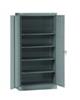 RV82-60015 - 36 Inch x 18 Inch x 72 Inch Storage Cabinet with Adjustable Shelves and Raisd Base - Knocked-Down