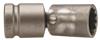 SA-221-D - 5/8 Inch Hex Opening, 1/2 Inch Square Drive Universal Wrench, 2-27/64 Inch OAL, 12 Point, SAE